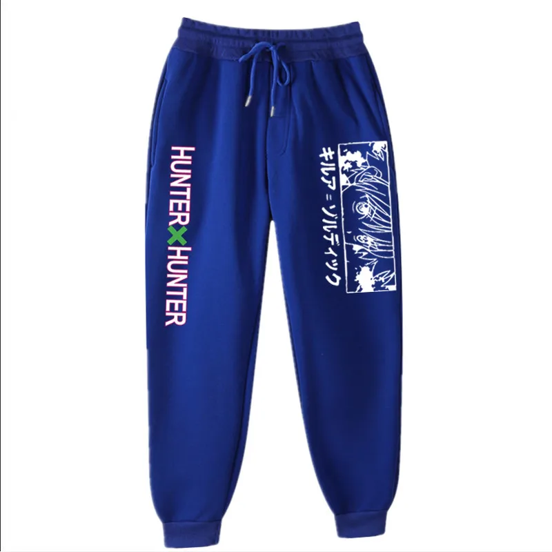 old navy sweatpants Japan Anime Hunter x Hunter Print pants Men's Sweatpants Joggers Lounge Pants Pockets Outdoor Hiking Running Trousers SweatpantS mens jogging bottoms Sweatpants