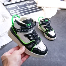 Разноцветные детские спортивные туфли для мальчиков и девочек, модные Нескользящие Сникерсы для маленьких мальчиков и девочек