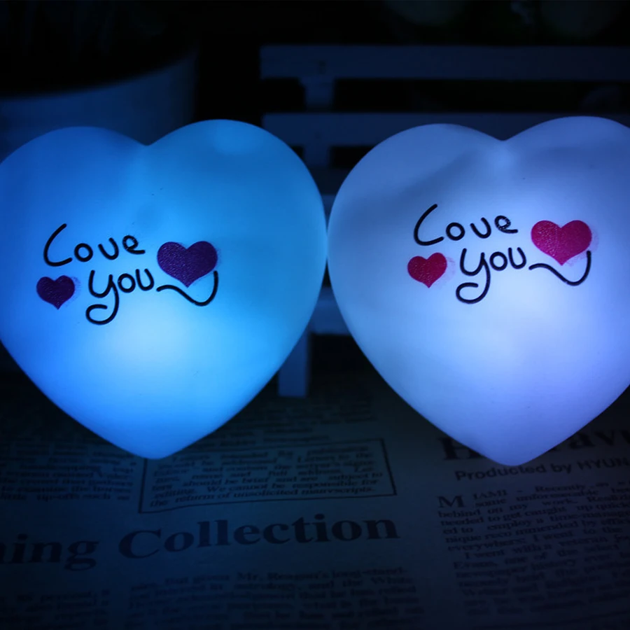 Valentine's Day gift Love colorful night light A503 | Лампы и освещение
