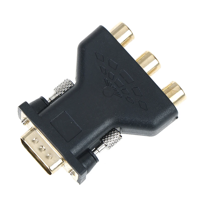 Vga male To 3rca adapter converter 15pin pc computer to projector tv dvd
