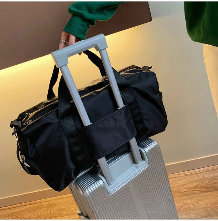 Многофункциональная дорожная сумка для влажной и сухой съемки, большая вместительность, спортивная сумка для йоги, фитнеса, с ремешком, независимая обувь для короткой поездки