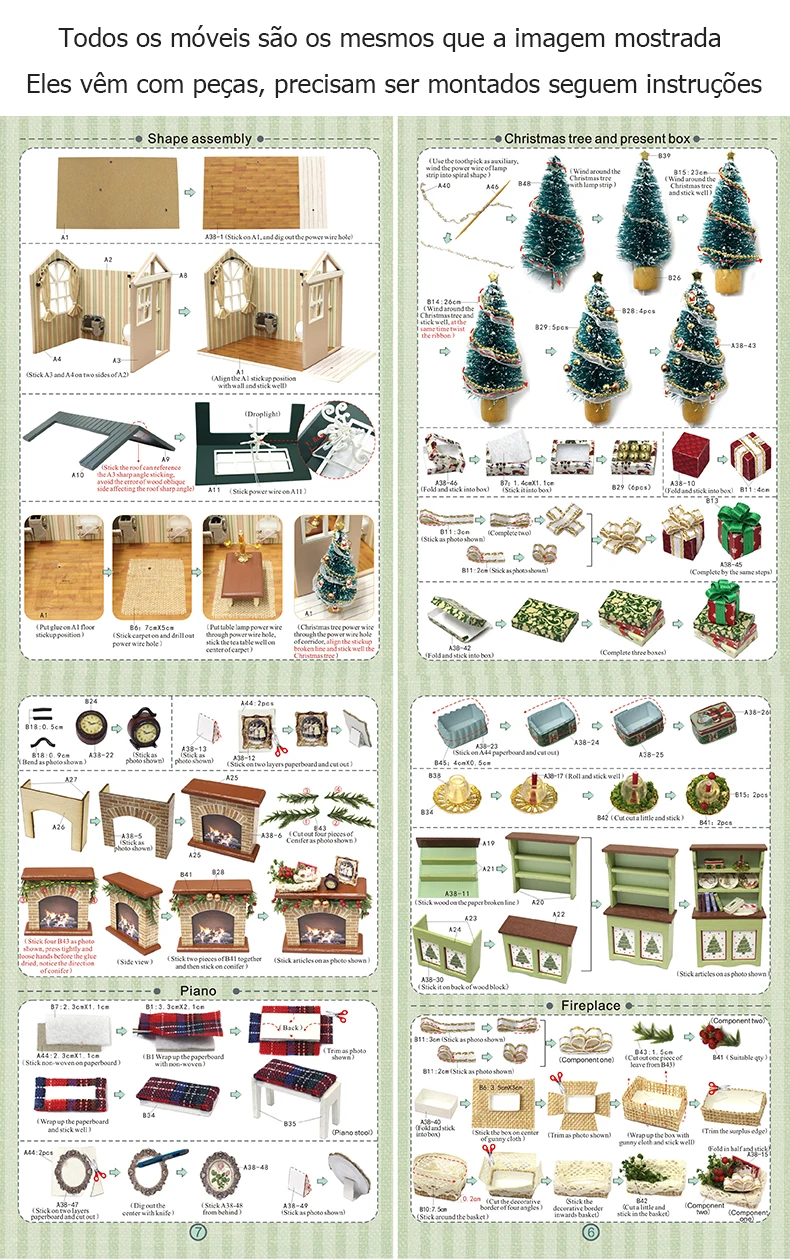 Кукольный дом Миниатюрный DIY кукольный домик с деревянная мебель для дома игрушки для детей подарок на день рождения