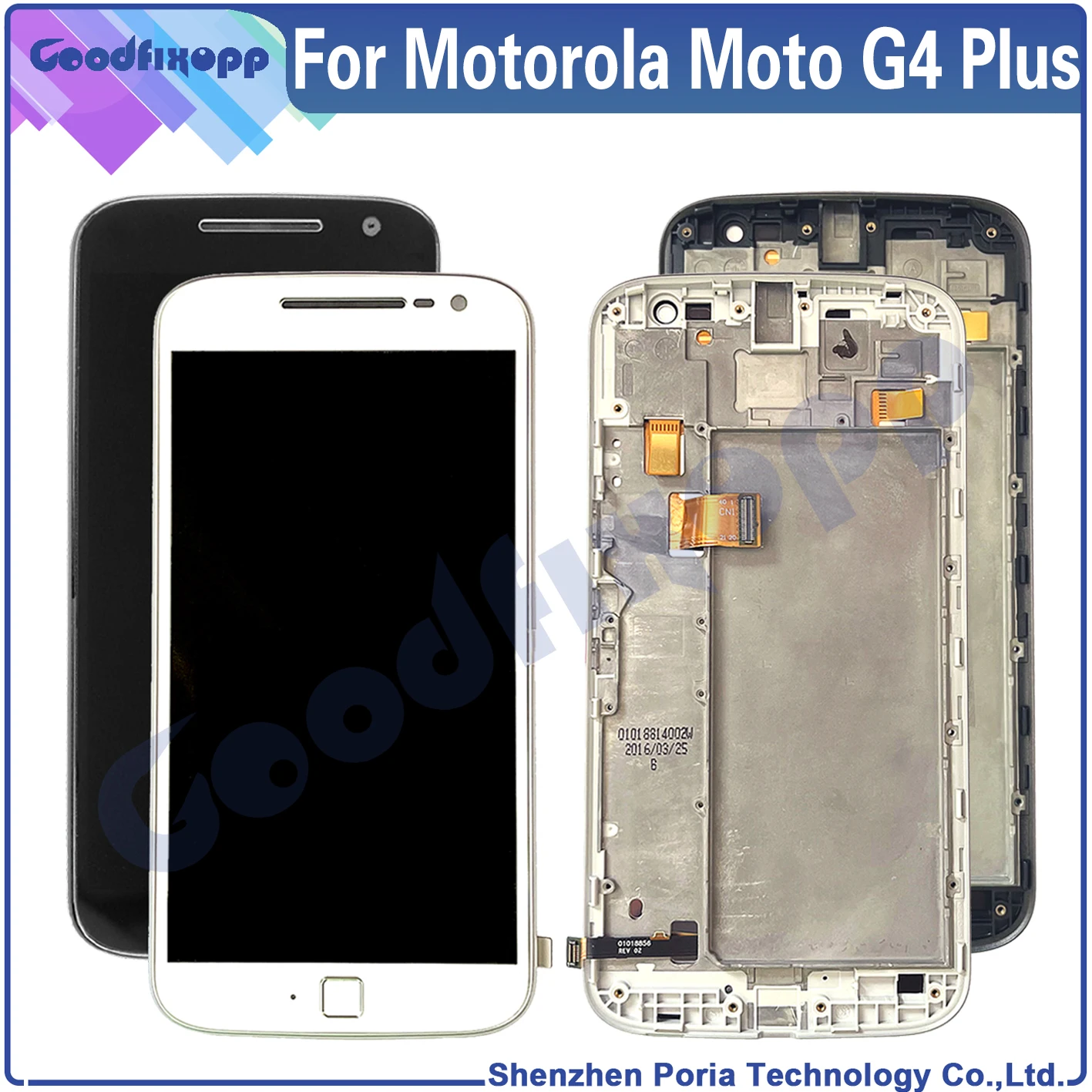 100% тест AAA для Motorola Moto G4 Plus XT1644 ЖК-дисплей сенсорный экран дигитайзер в сборе G4Plus |