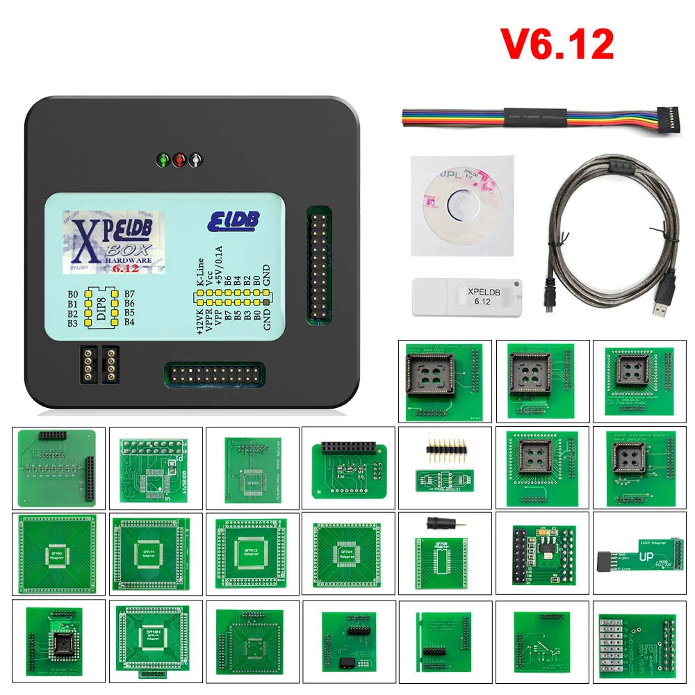 car battery tester Newest XPROG-M V6.12 Add New Authorization V5.55 V5.84 X-PROG M Metal Box XPROG ECU Programmer Tool X Prog M V6.12 Full Adapters car battery analyzer Diagnostic Tools