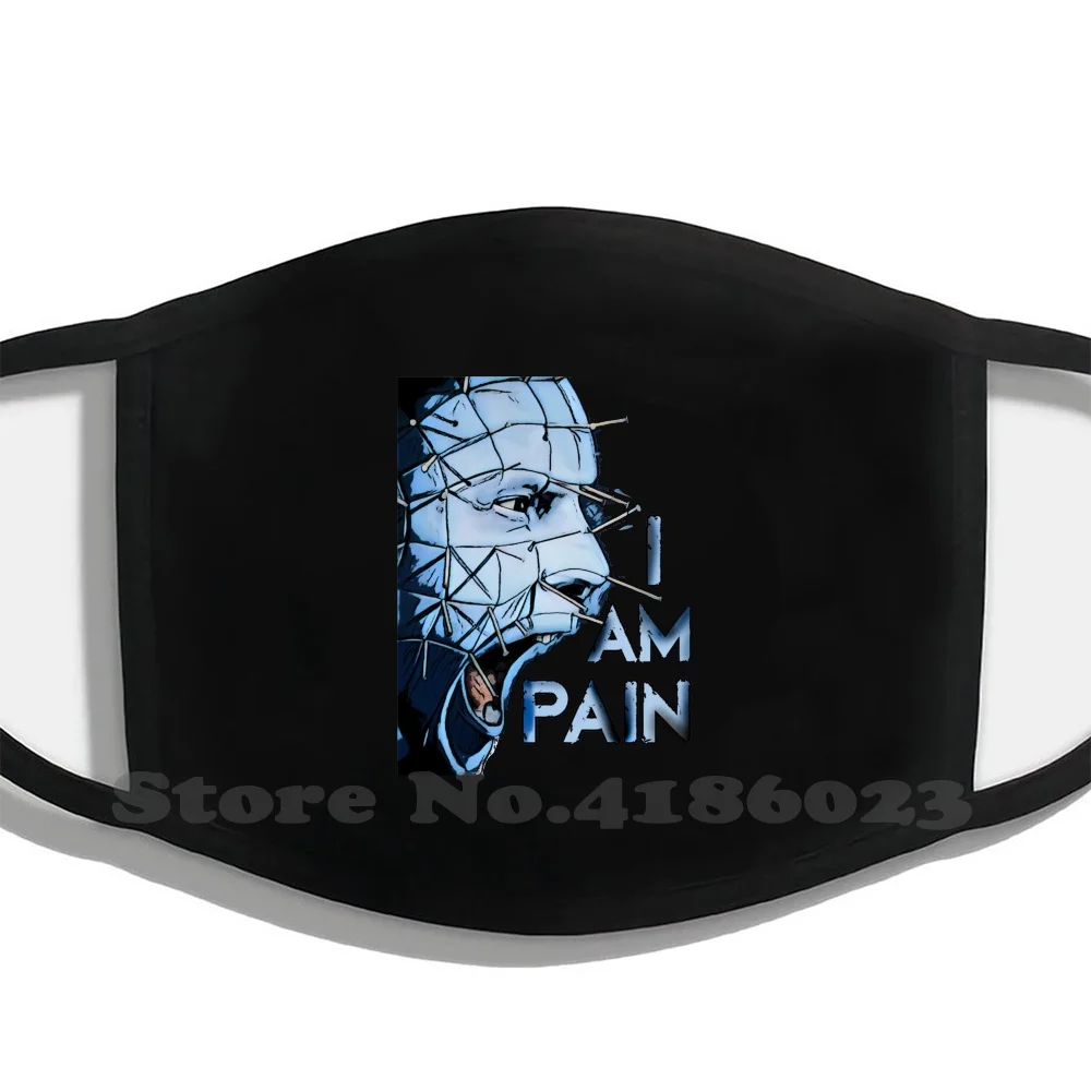 Hellraiser забавная крутая хлопковая маска для лица Pain Puzzle Box 80S 90S Horror Cenobite Pinhead Barker |