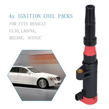 

Hot 4 Pack Ignition Coil for Renault Clio Laguna Megane Scenic
