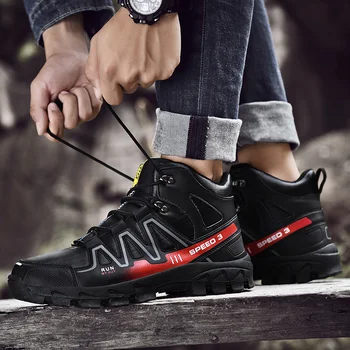 

Best Selling Hiking Shoes Mens Anti Slip Men Sport Shoe Comfortable Big Sizes Men Shoes Spring Men Climbing Shoes Good Quality