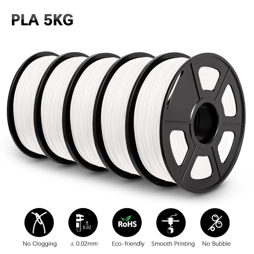 GOHIGH PLA Filament For 3D Printer Filament 5KG PLA  some PLA Color Biodegradable Eco-friendly Printing Materials 3d printer pla 3D Printing Materials