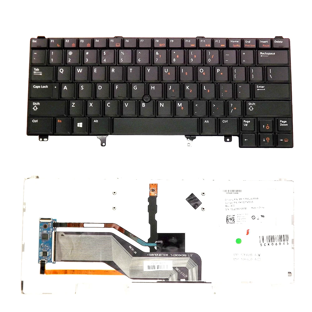 

E6320 E6330 E6420 E6430 E6440 E5420 E5430 Keyboard Backlit For Dell Latitude