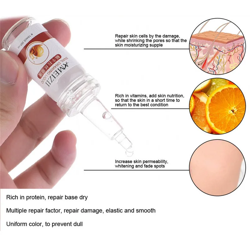 10 мл Ameizii Snail Essence Care увлажняющая Омолаживающая эссенция косметика для лица