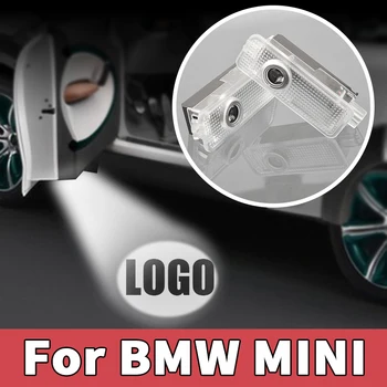 

2pcs Car Door welcome Light For Mini Cooper R55 R56 R57 R58 R59 R50 R60 Clubman F56 logo laser projector lamp