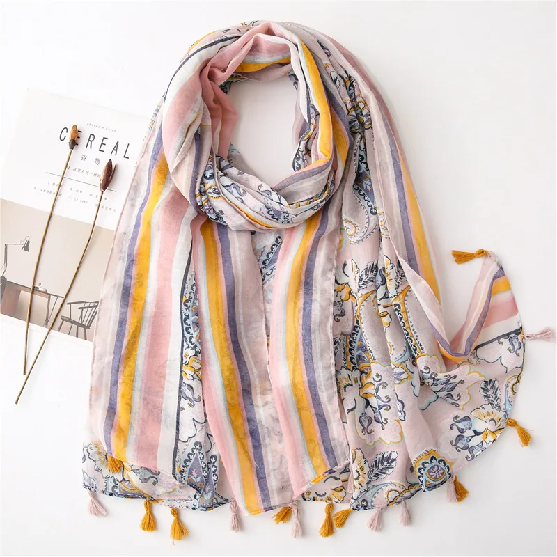 Visrover 2020 New Hijab Scarves Summer Spring Scarf For Women Shawl Eyes Print Beach Dress Wrap Bohemian Lady Dropshipping |