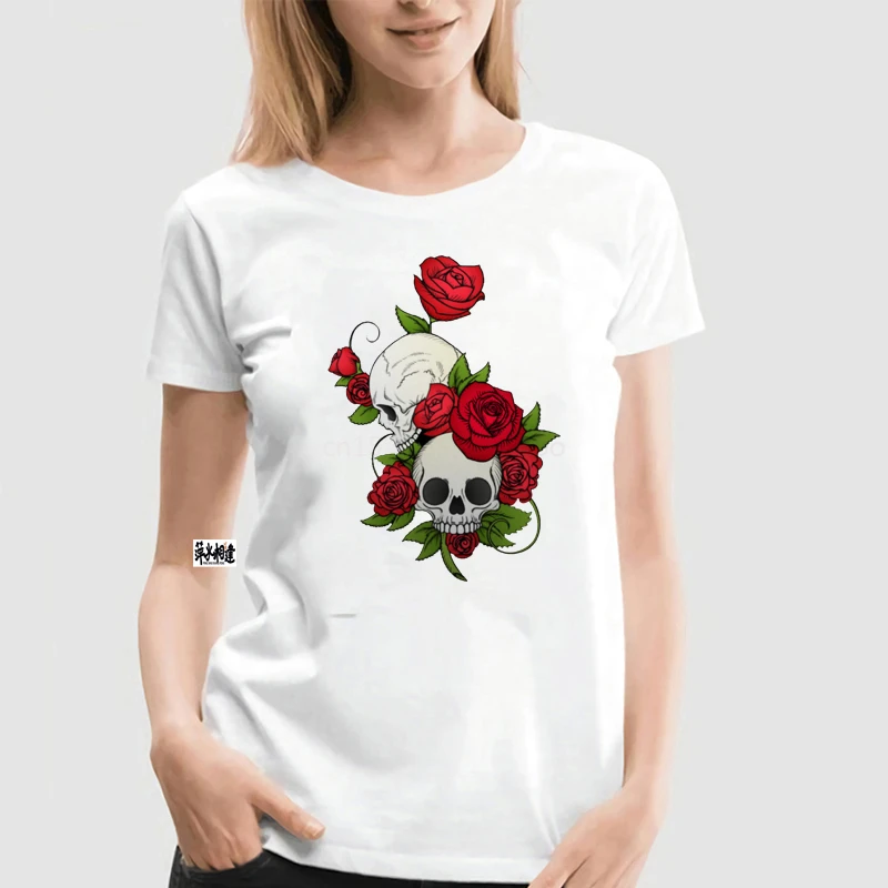 Camiseta con estampado de y rosas para hombre y mujer, camiseta sin mangas para niños, barata|Camisetas| - AliExpress