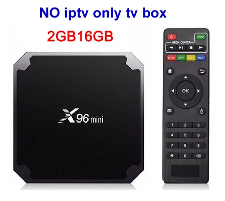 NO iptv 2G TVBOX X96 Мини Android 7,1 IPTV Box четырехъядерный с IPTV, голландские, французские, арабские IPTV Smarters - Цвет: NO iptv 2G TVBOX