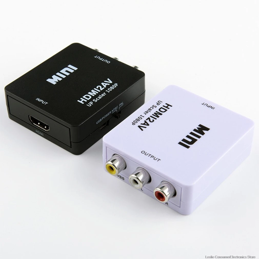 1080P Mini HDMI к VGA к RCA AV композитный адаптер конвертер с 3,5 мм аудио кабель VGA2AV/CVBS+ аудио к ПК преобразователь ТВЧ-сигналов