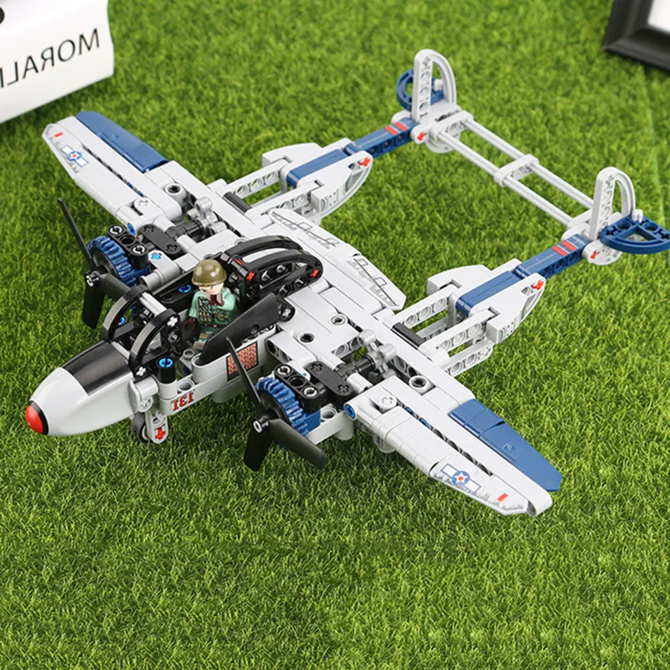 Kaufen 205 6 stücke Military US Flugzeug UK Kämpfer bausteine Legoinglys Armee WW2 technik ziegel Hubschrauber figur Spielzeug für Kinder