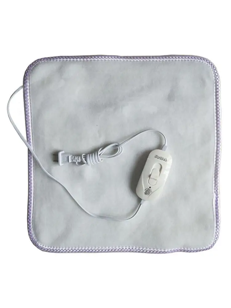 

Soft Heating Foot Mat Warmer Electric Heating Pads Feet Leg Warmer Carpet Thermostat Warming Tools Home Office 40*40CM