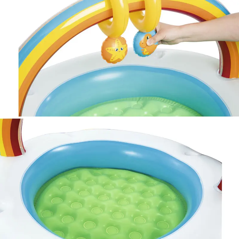 Children's Slide Baby Pool Water Slide Inflatables Kid Swimming Pool Infant Pools Children's Sliding Board Swim Outdoor