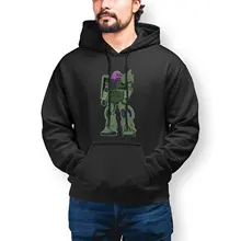 

Bandai Gundam MS-06 Zaku II Hoodies Anime Cotton Hoodie Stylish Streetwear Long Pullover Hoodie Men