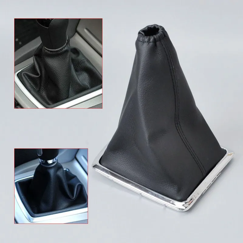 

Car Gear Shift Knob Gaiter Boot PU Leather For Ford 2005-2012 Auto Gear Shift Collars Dust Proof Car Transmission Lever Cover