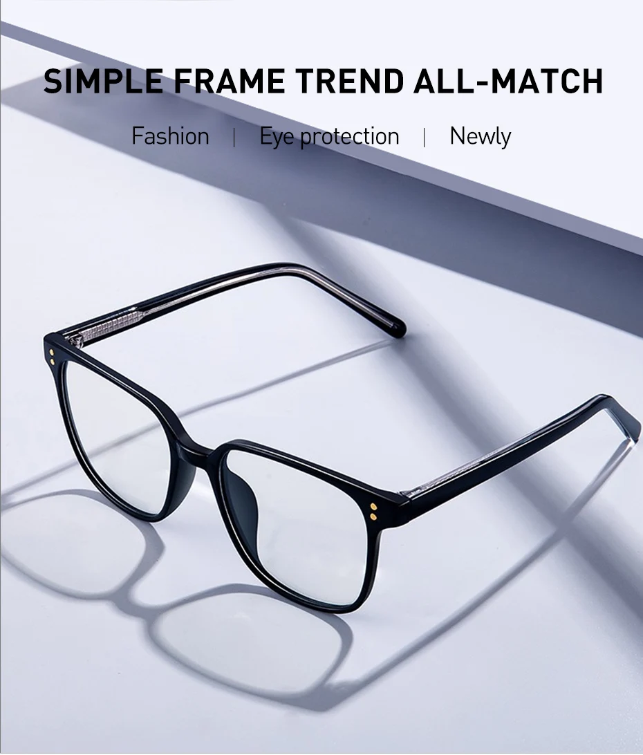 CAPONI occhiali da vista blu occhiali da vista per Computer montature per  uomo Anti Blue Ray vetro trasparente montatura trasparente occhiali moda  JF1922|Men's Eyewear Frames| - AliExpress
