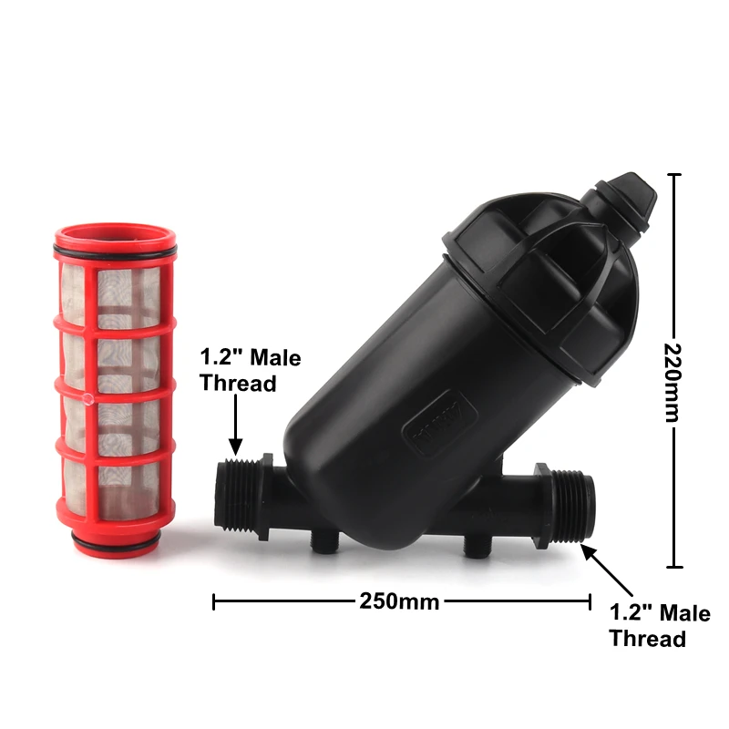 1 шт. 1," наружный фильтр с резьбой для полива сада дисковый фильтр 120 сетка садовый капельный оросительный фонтан инструменты