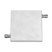 80x80x15 мм алюминиевый блок водяного охлаждения для ЦП полупроводниковый охладитель радиатор