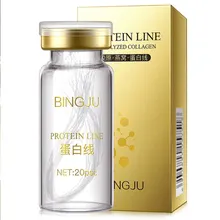 

20Pcs/Bottle Wrinkle Firm Woman Cosmetic Skin Care Lighten Fine Lines Golden Thread Carving Protein Thread