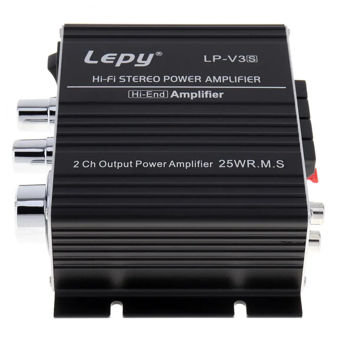 LP-V3S 50 Вт 12 в мини Hi-Fi стерео цифровой усилитель мощности MP3 автомобильный аудио динамик с 3,5 мм аудио вход 3,5 мм MP3 Разъем