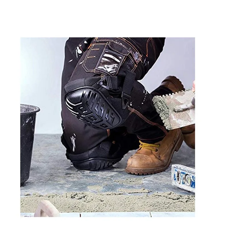 Work Knee Pads with Gel Padding Adjustable Straps Protect Good Shock And Cushioning Knee Pads for Gardening Construction Worker