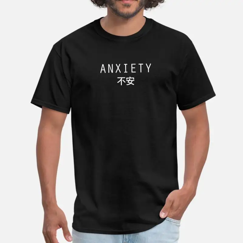 Men-Black Дизайнерская тревожная Эстетическая японская вапорволна футболка для мужчин и девочек и мальчиков черная хипстерская футболка мужская с коротким рукавом Мужская хип-хоп - Цвет: Men-Black
