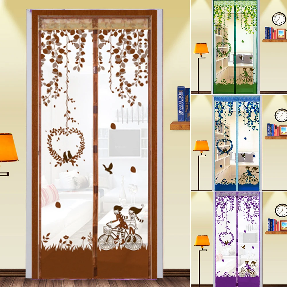 Summer Mesh Door Curtain Magnetic Fly Bug Anti Insect Mosquito Screen Protector