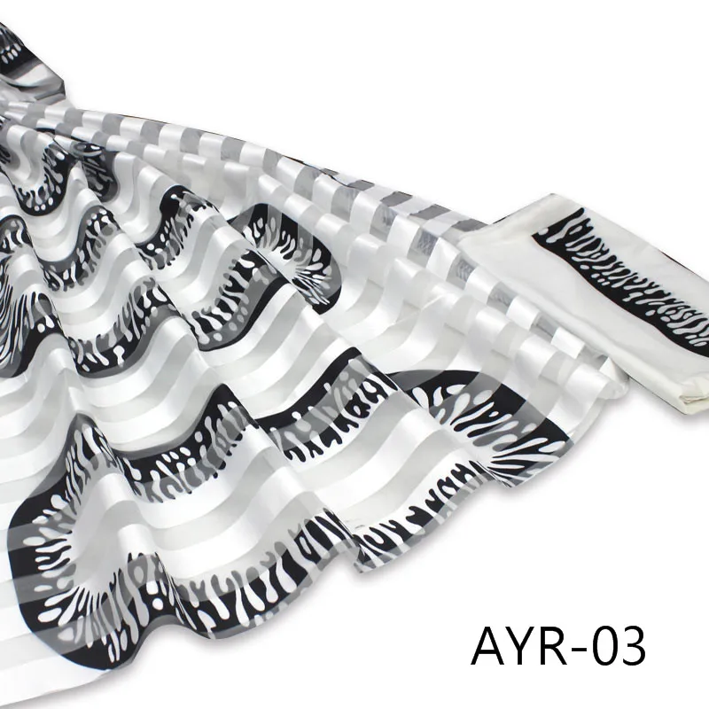 AYR-03-9 Африканская печатная органза лента ткань Толстая Лента ткань 4 ярдов матч 2 ярдов шелковая ткань для одежды материал - Цвет: AYR-03-9