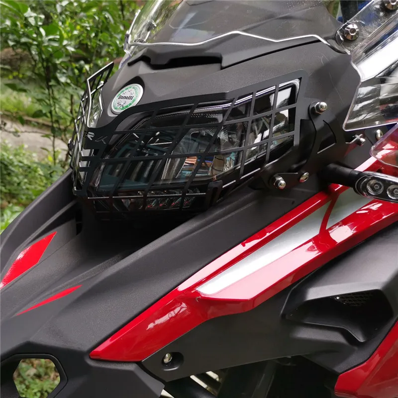 Быстрая стиль мотоциклетная фара защитная решетка крышки для Benelli TRK502 TRK 502 аксессуары для мотоциклов