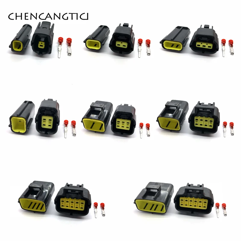 5 комплектов 1/2/3/4/6/8/10/12 Pin Way Denso Водонепроницаемый проводной разъем
