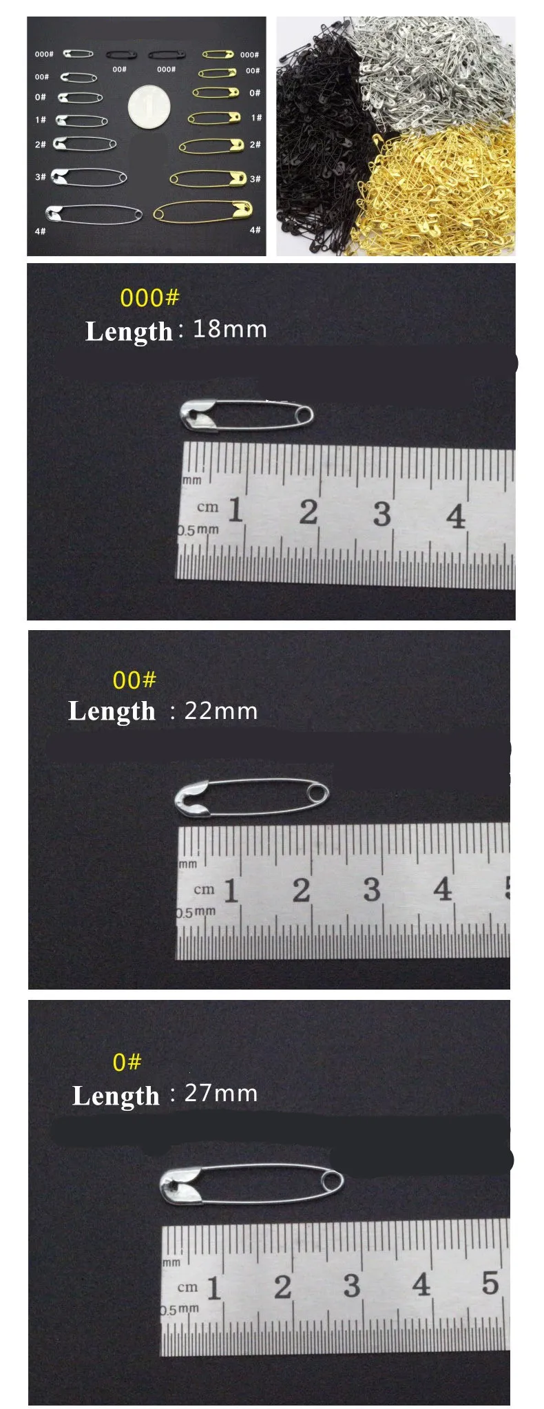 100pc Colorful Small Safety Pins DIY Mini Buckle Pin Needlework Sewing Tools Stainless Steel Safety Pin Brooch Apparel Accessory 100pc Colorful Small Safety Pins DIY Mini Buckle Pin Needlework Sewing Tools Stainless Steel Safety Pin Brooch Apparel Accessory