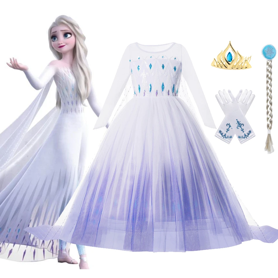 Dzyoleize Fantasia da Princesa Elsa Vestido de tule para meninas da Frozen  Vestido de baile para festa de Halloween, Carnaval, Natal, Aniversário e  Noite (as2, age, 3_years, 4_years, regular, Azul)