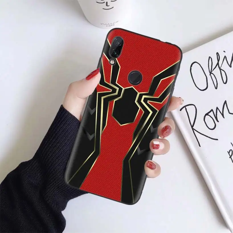 BS027-1 Чехол Marvel Железный человек-паук Бесконечность войны для Xiaomi Redmi Note 7 8 K20 7S 7A 6 6A Pro S2 5 mi Play 9T CC9 E A1 A2 Lite F1 Soft P - Цвет: BS027-1