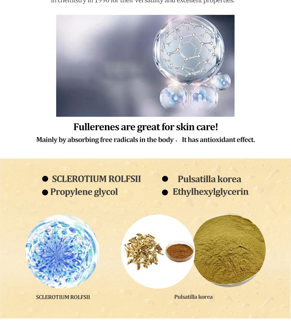 Essence Fullerene Whitening Moisturizing Removing wrinkles Tightening and fine lines