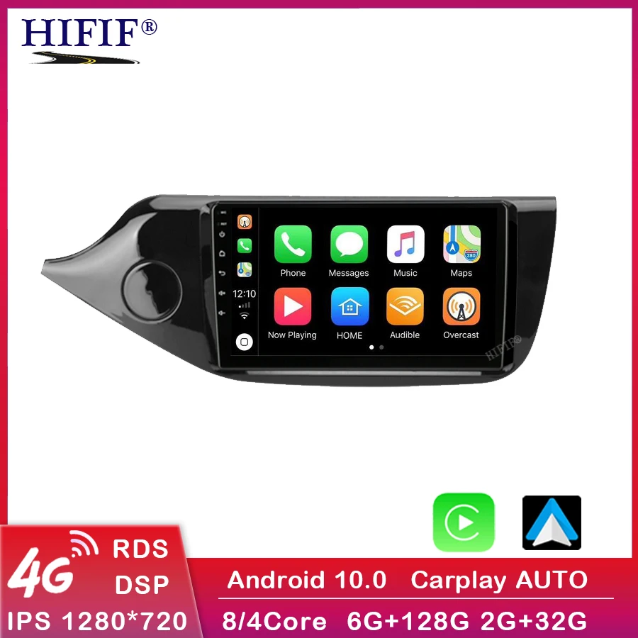 6G+128G QLED 4G Carplay Android 10 Car Radio Multimedia Video Player Navigation GPS For KIA Ceeɽ CEED JD 2012 2013 2014 - 2018 |
