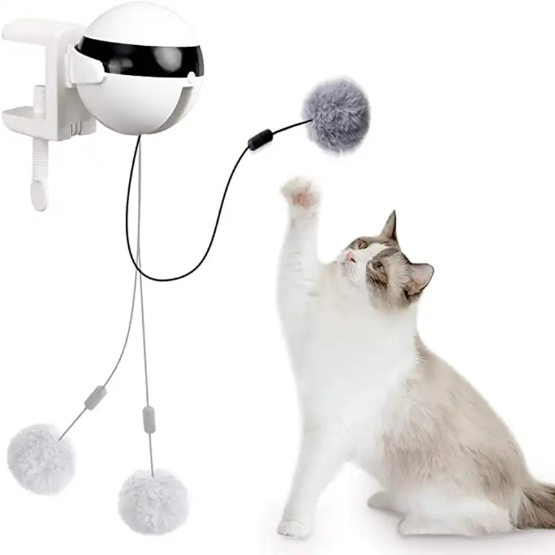 ファニー電気猫ボールおもちゃ自動昇降フラッター回転ボールインタラクティブパズルスマートペットおもちゃ 猫のおもちゃ Aliexpress
