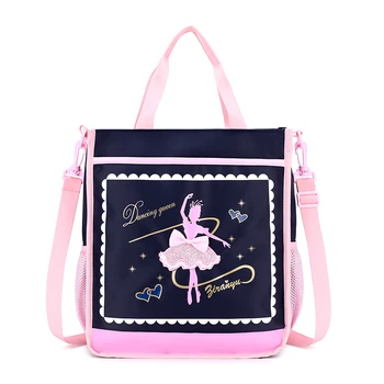 

Girls School Handbags Students Crossbody Bags Kids Bookbag Cute Dancing girl Large Capacity Schoolbags Lunch bag