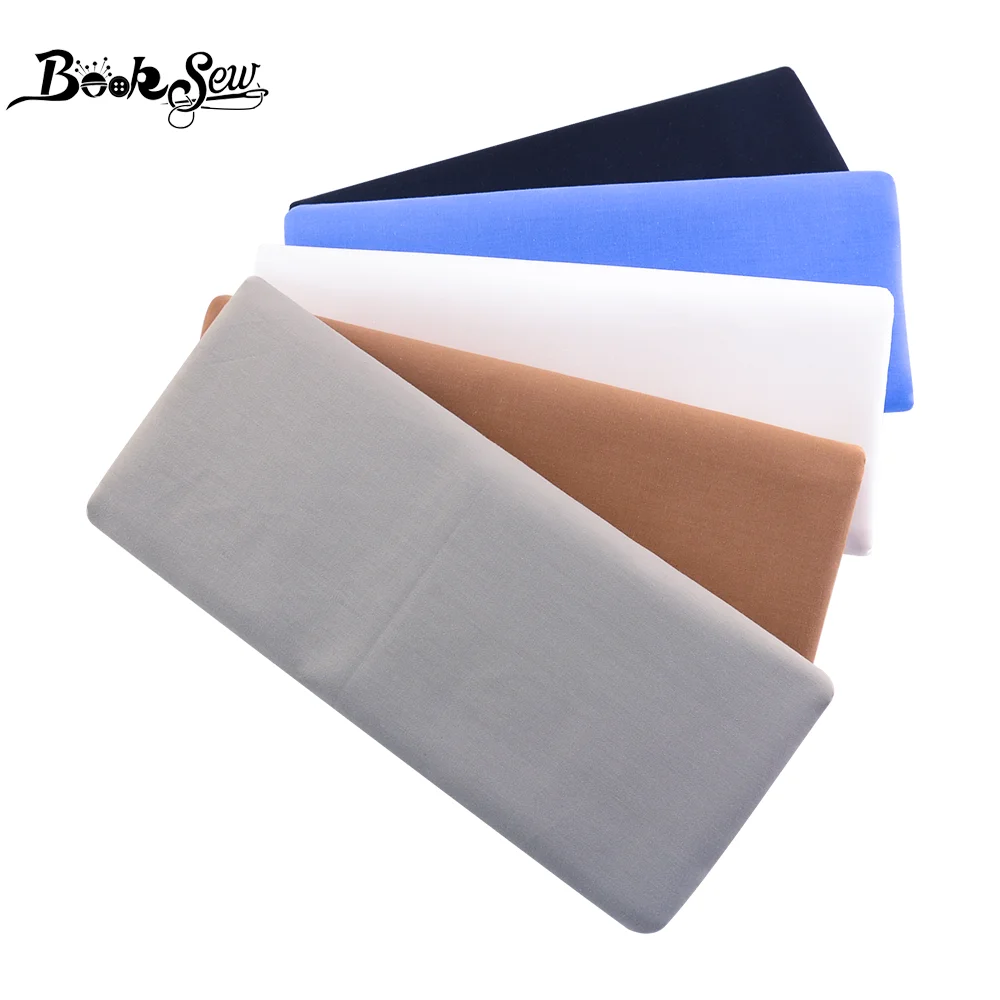 Booksew綿 100 生地染料ツイルシンプルな純粋な黒色タイプテキスタイル布テラalgodon Tissuパッチワーク縫製素材 Fabric Aliexpress