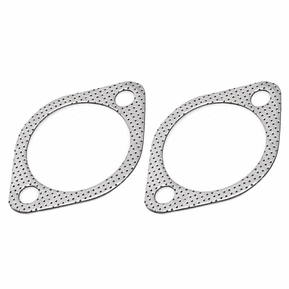 5Pcs/Set Car Exhaust Flange Gasket 3 Inch Ceramic Exhaust Pipe Metal Gasket  With Reinforced Ring 3in 76mm Downpipe Auto Parts - AliExpress