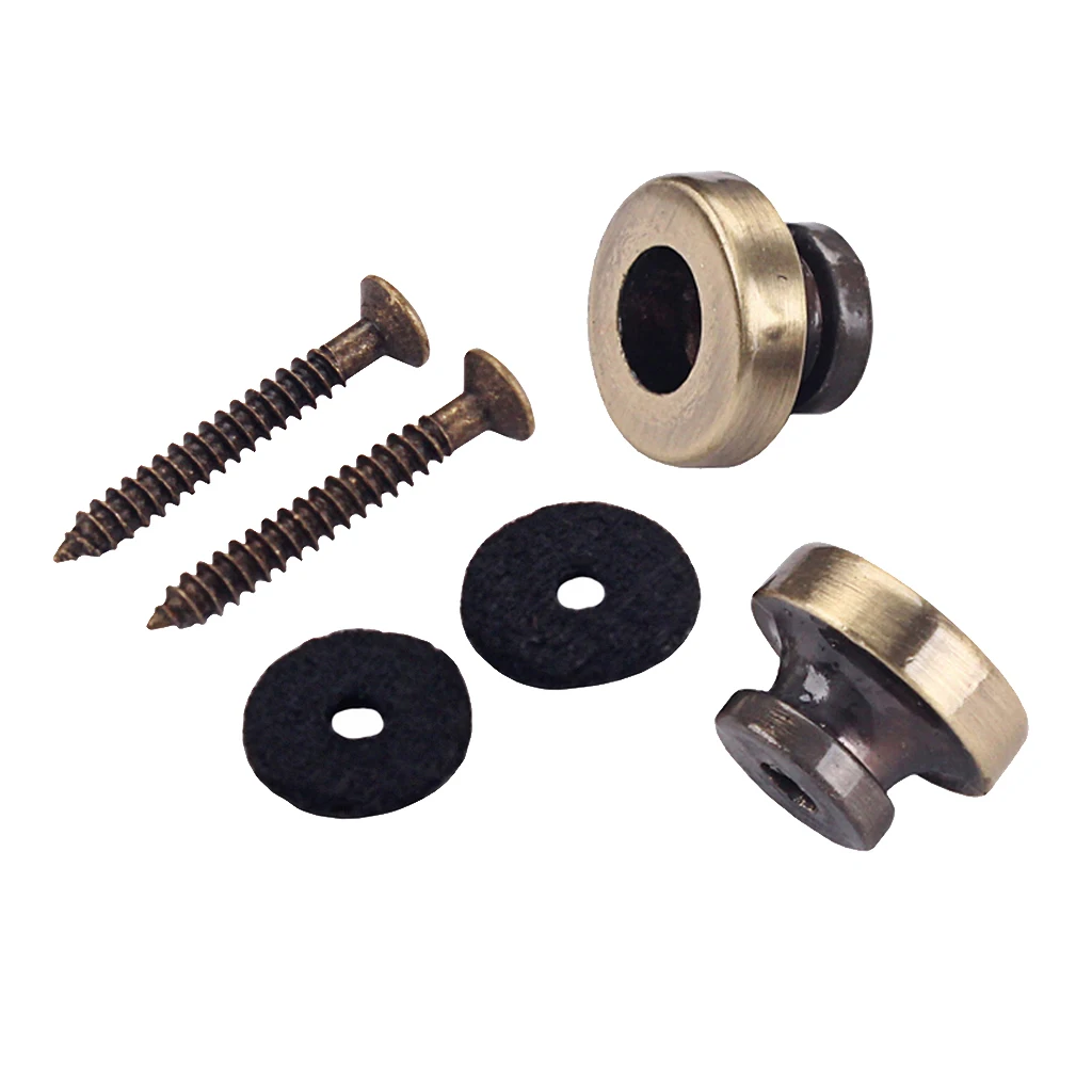 Guitar Strap Buttons Locks Straplock For  Electric Guitar Parts