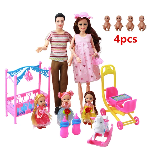 Baby Dolls Acessórios Set para Meninas, Moda, Handmade, Grávida Mãe,  Bonecas Barbie, Jogo, Dia de Natal, Presente de Aniversário - AliExpress