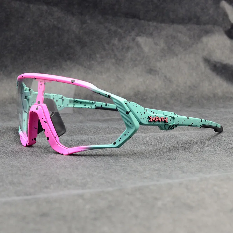 Men Women Photochromic Goggle Road Bike Glasses Bicycle Outdoor Sport Racing Running Sunglasses Cycling MTB Eyewear Uv400 1 Lens