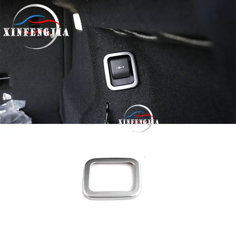 

For BMW X1 F48 16-2019 Steel Rear Trunk Storage Battery Switch Frame Cover Trim