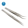 PHONEFIX 8 Kinds Anti-static Straight Curved Tweezers Precision Stainless Tweezers for Phone PCB Jumper Wire Soldering Repair ► Photo 3/6