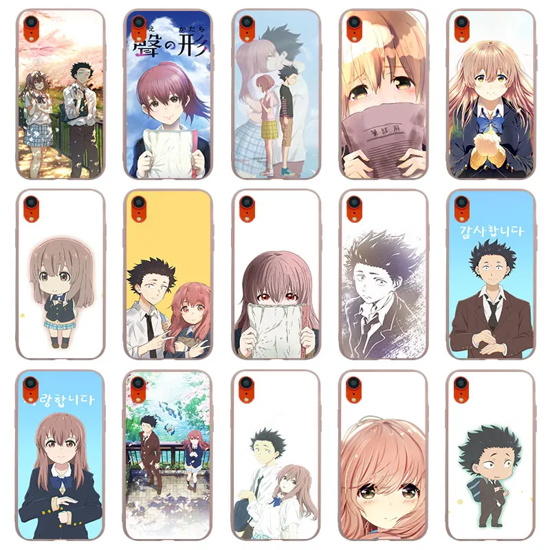 Koe No Katachi матовые силиконовые чехлы для iPhone 11 Pro X XR XS MAX SE 5 5S 6 6s 7 8 Plus 4S мягкий чехол